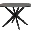 Calverton matbord runt Ø120 svart ek