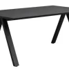 Carradale matbord 170 svart ek/V-ben svart met