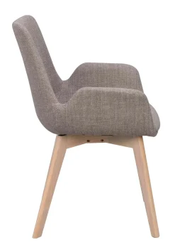 DRIMSDALE KARMSTOL GRÅ/VITPIGMENTERAD