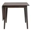 Filippa klaffbord 80+45 mörkbrun ek
