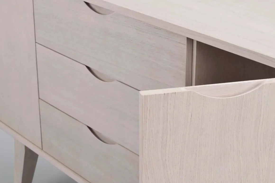 FILIPPA SIDEBOARD VITPIGMENTERAD 122