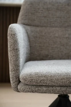 Gladstone Karmstol Mörkbeige/Svart