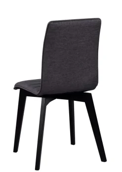 GRACY STOL MÖRKGRÅ/SVART