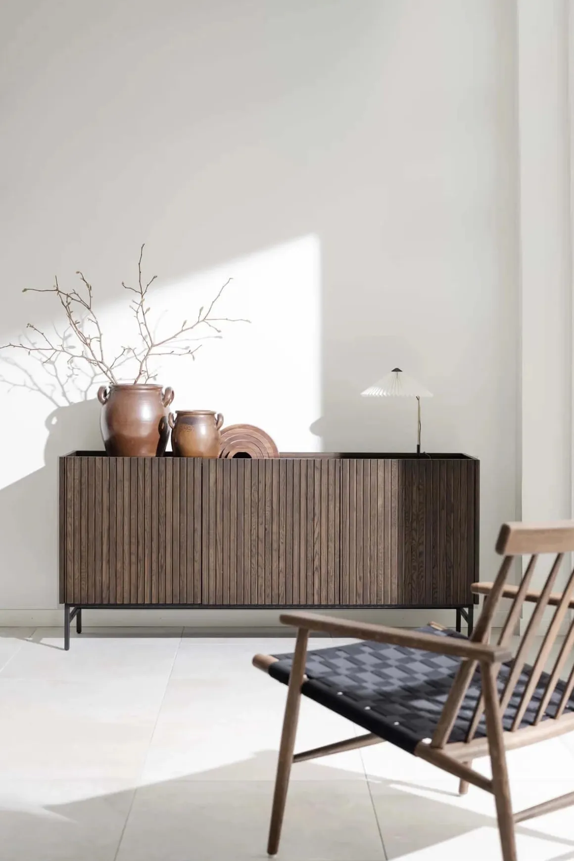 HALIFAX SIDEBOARD BRUN/SVART