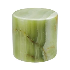 JADE – Grön Silk Matt Bordsljus i äkta marmor