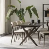 Kato stol brun ek/beige tyg