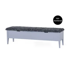 KLINTE BÄNK 160 GRÅ/FÅRPÄLS