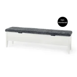 KLINTE BÄNK 160 VIT/FÅRPÄLS