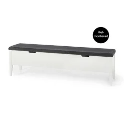 KLINTE BÄNK 160 VIT/ULLTYG