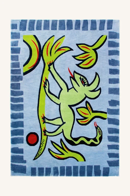 LIZARD WALK BLUE MATTA
