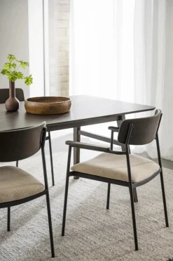 Maymont Karmstol Brun/ljusbeige/svart