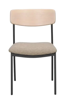 Maymont Stol Vitpigmenterad/mörkbeige/svart