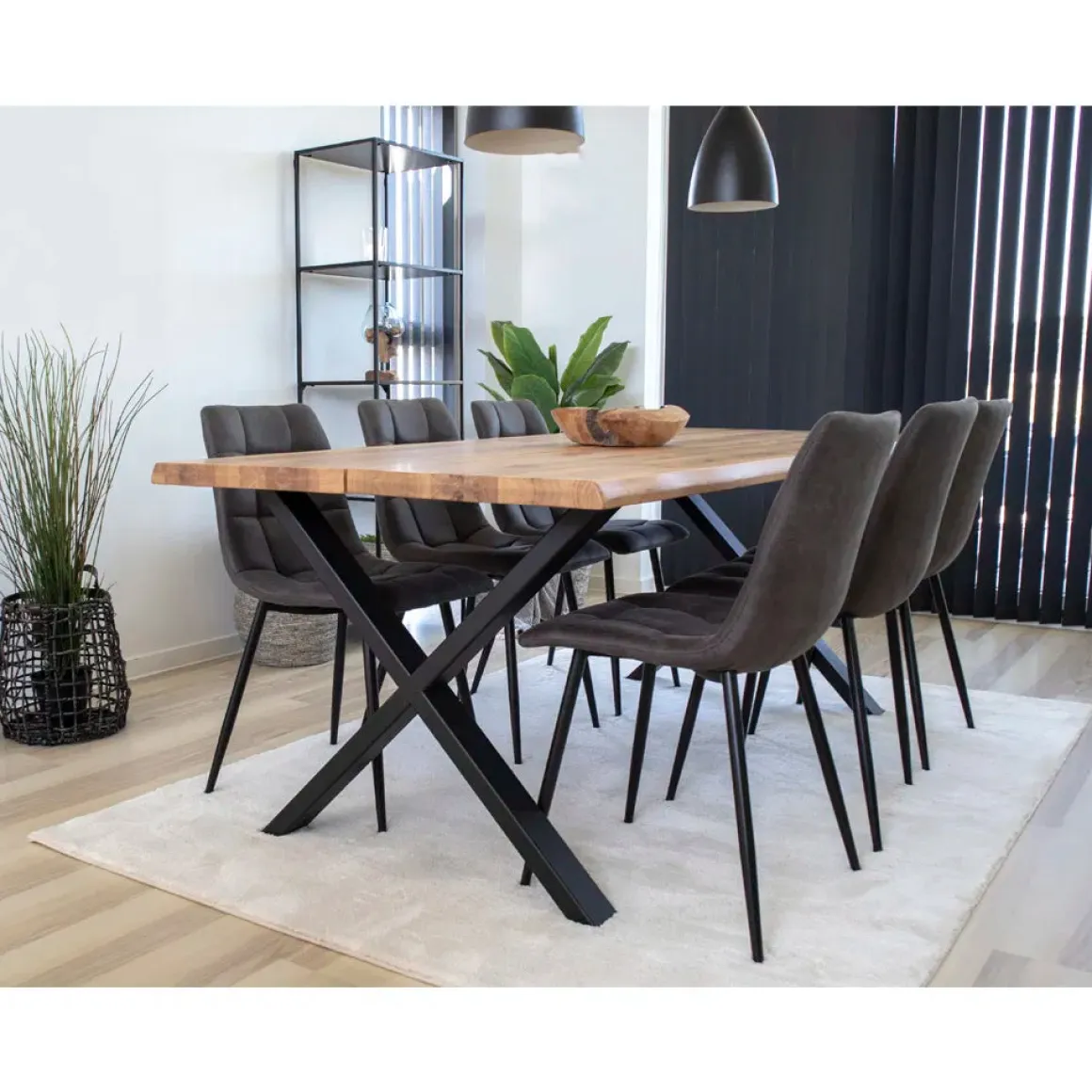 Middelfart Köksstol Microfiber Grå