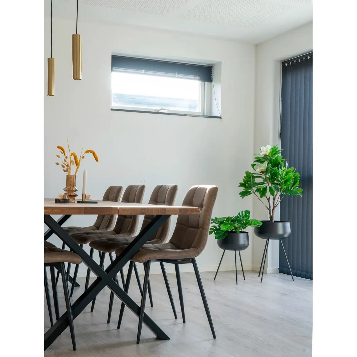 Middelfart Köksstol Microfiber Ljusbrun