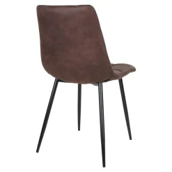 Middelfart Köksstol Microfiber Mörkbrun
