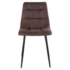 Middelfart Köksstol Microfiber Mörkbrun