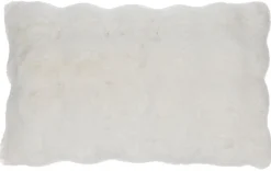 Misty prydnadskudde stor Ivory