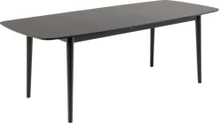 Montreux Matbord Svart 180-219 cm.