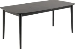 Montreux Matbord Svart 180-219 cm.