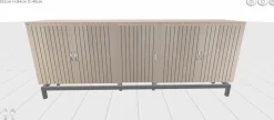 Regal Wood R67 Sideboard Ribbpanel