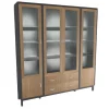 Regal Wood Svart Ek 164 Vitrin