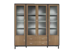 Regal Wood Svart Ek 164 Vitrin