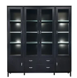 Regal Wood Svart Ek 164 Vitrin