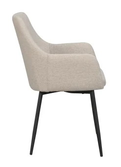 REILY KARMSTOL BEIGE/SVART