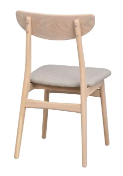 Rodham stol vitpigment ek/grå-beige