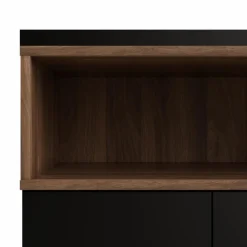Roomers Sideboard Svart/Valnöt