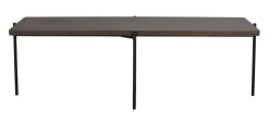 SHELTON SOFFBORD BRUN/SVART 145cm