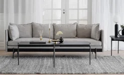 SHELTON SOFFBORD SVART 145cm