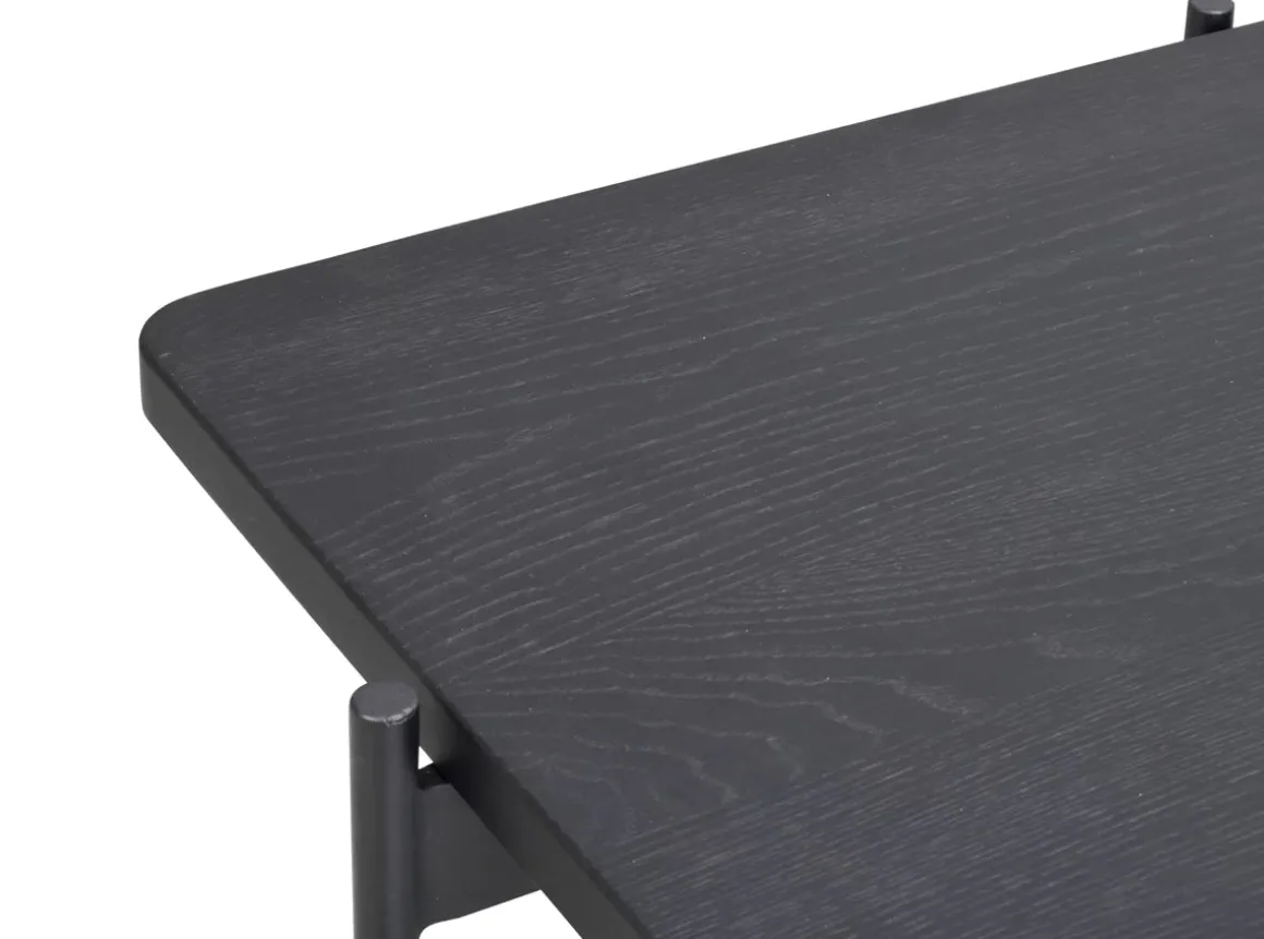 SHELTON SOFFBORD SVART 145cm