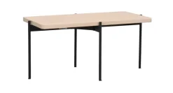 Shelton Soffbord Vitpigmenterad/svart